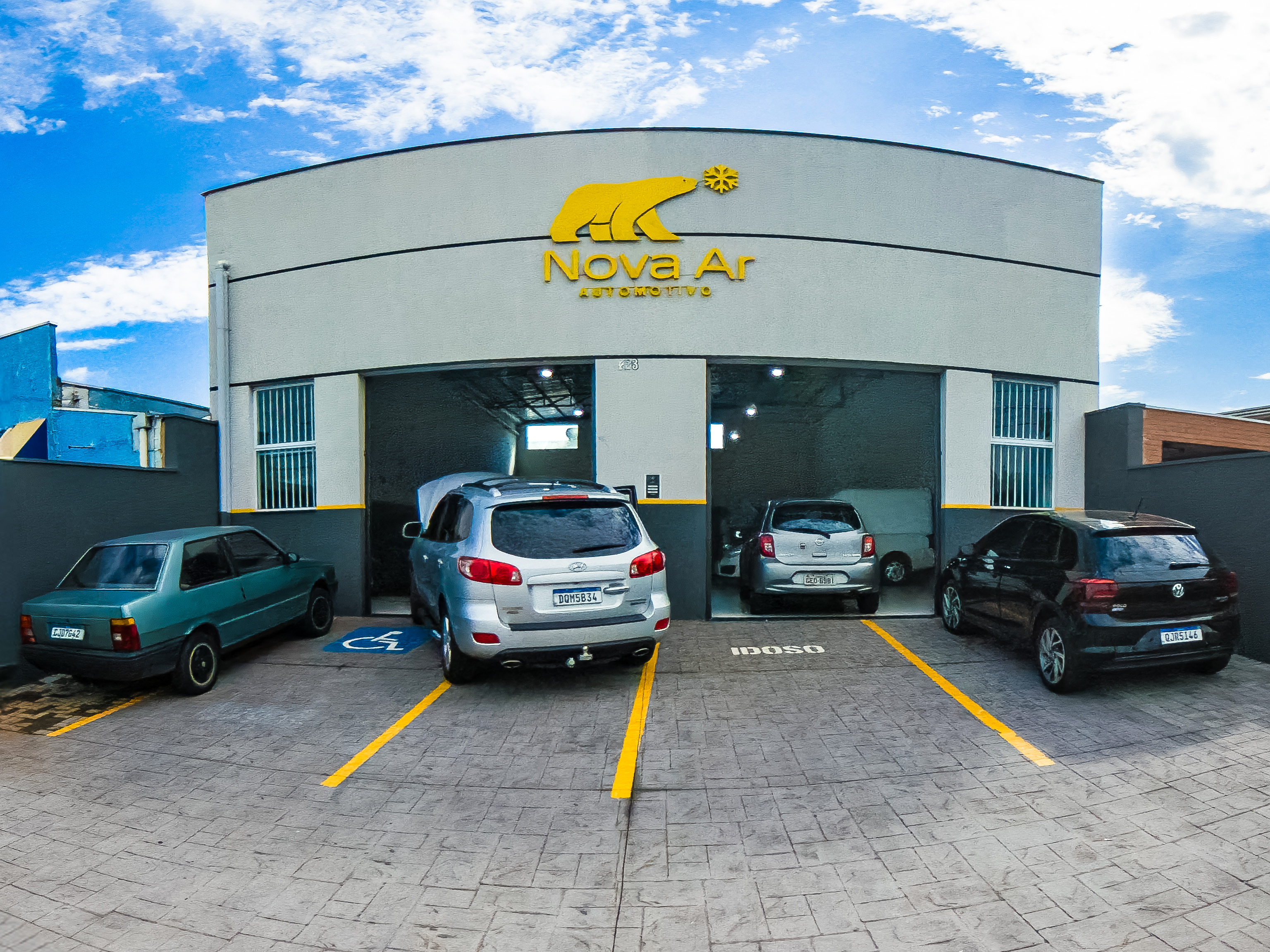 Fotografia de fachada da Nova Ar Automotivo